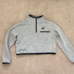 Nike fleece crop